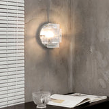Ijsglas Wandlamp – Chroom Metaal G9 LED Sconce 5–10m²
