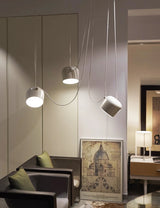 Nordic Hanglamp Drum E27 Aluminium Zwart
