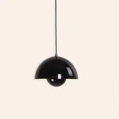 Moderne Nordic Bloemknop Hanglamp – Metaal, LED, E27, Meerdere Kleuren
