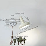 Nordic LED Wandlamp Milky Green – Moderne Wand Sconce met Trekschakelaar