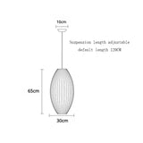 LED Hanglamp Zijde Wit Voor Woonkamer & Hotel