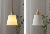 Japanse Keramische Hanglamp – Scandinavische Witte Plafondlamp E27