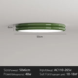 Bauhaus Plafondlamp Groen LED Voor Woonkamer, Slaapkamer & Keuken