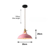 Retro Industrieel Hanglamp E27 Kleurig Voor Keuken, Restaurant & Woonkamer