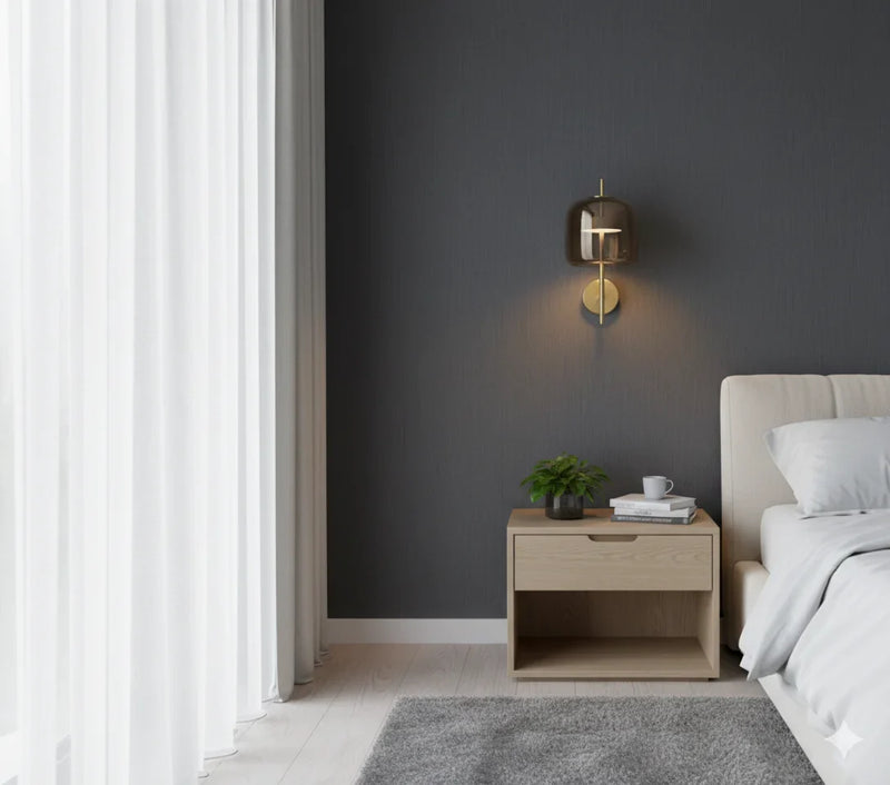 LumiVerre – Elegante Glazen Wandlamp