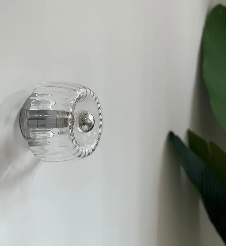 Nordic Wandlamp Glas LED Bauhaus Design – Goud/Zilver
