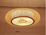BambuLoom Grace: Handgemaakte Bamboe Rieten Hanglamp