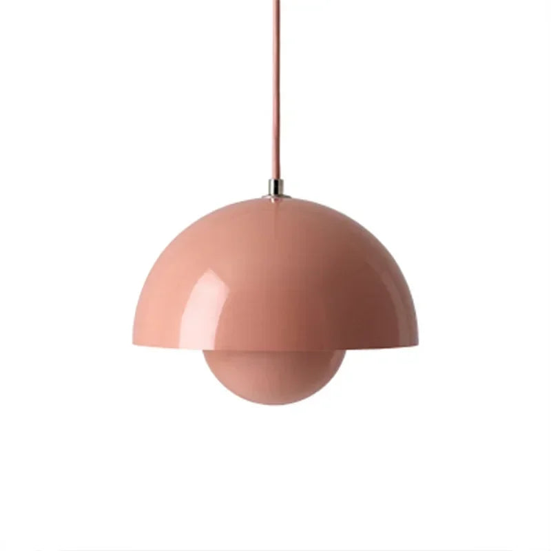 Deense Design Hanglamp – Halfronde Bloemknop LED Pendelarmatuur