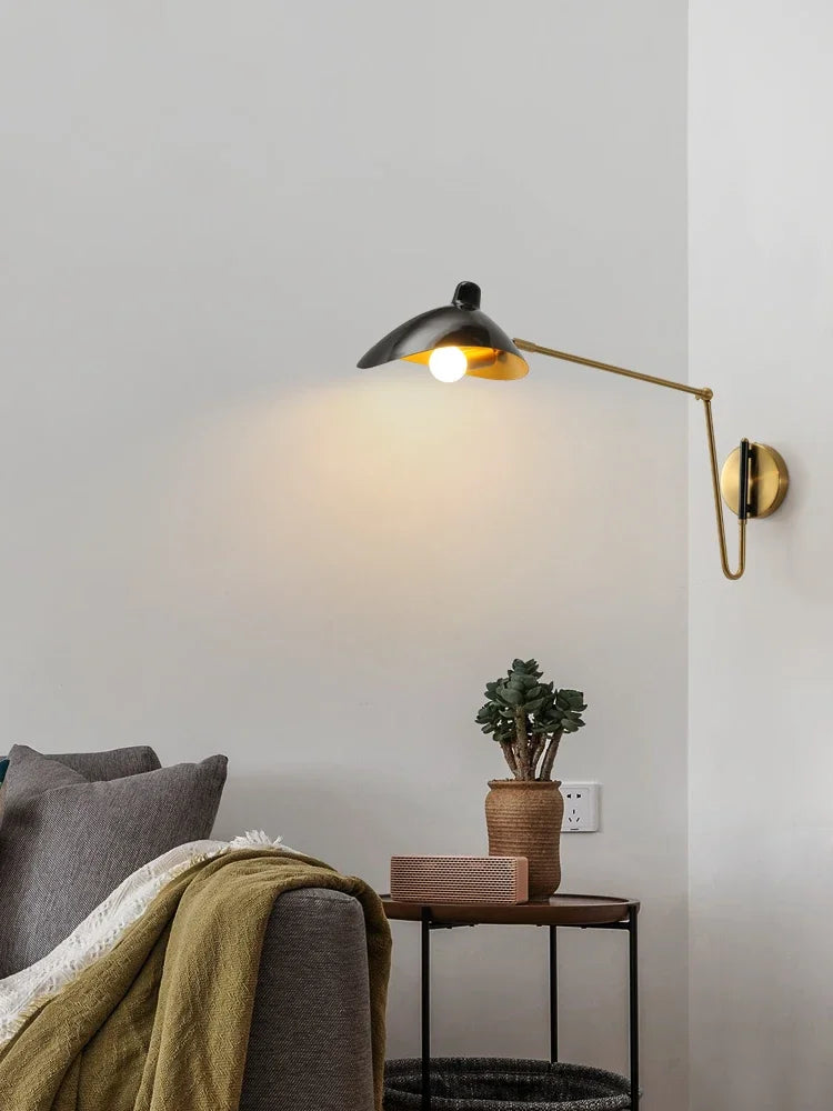 Industriële Wandlamp – Retro Metaal E14 LED Rotatie Sconce