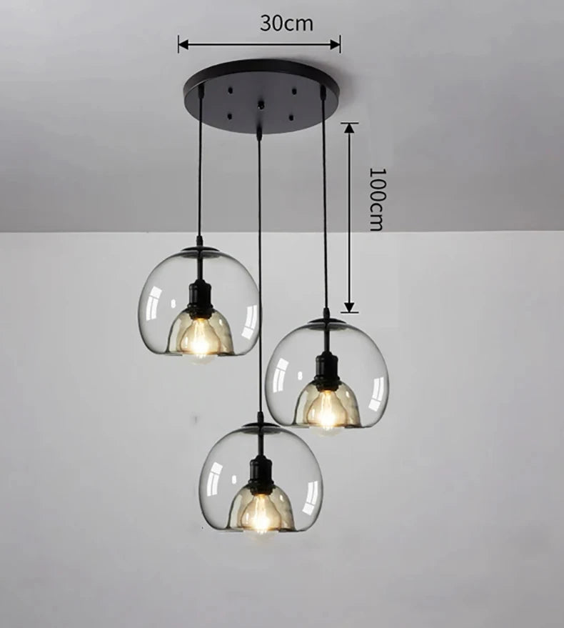 Nordic LED Hanglamp – Moderne E27 Plafondlamp voor Woonkamer & Eetkamer