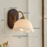 LED Wandlamp Hout & Koper – Vintage Bedlamp voor Woonkamer & Bad