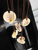 Moderne Marmeren LED Hanglamp – Luxe Slaapkamer & Woonkamer Lamp