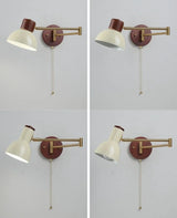 Nordic LED Wandlamp Ivory – Moderne Wandlamp met Trekschakelaar