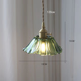 Vintage Bloem Hanglamp Glas E27 Voor Woonkamer, Slaapkamer & Bedside
