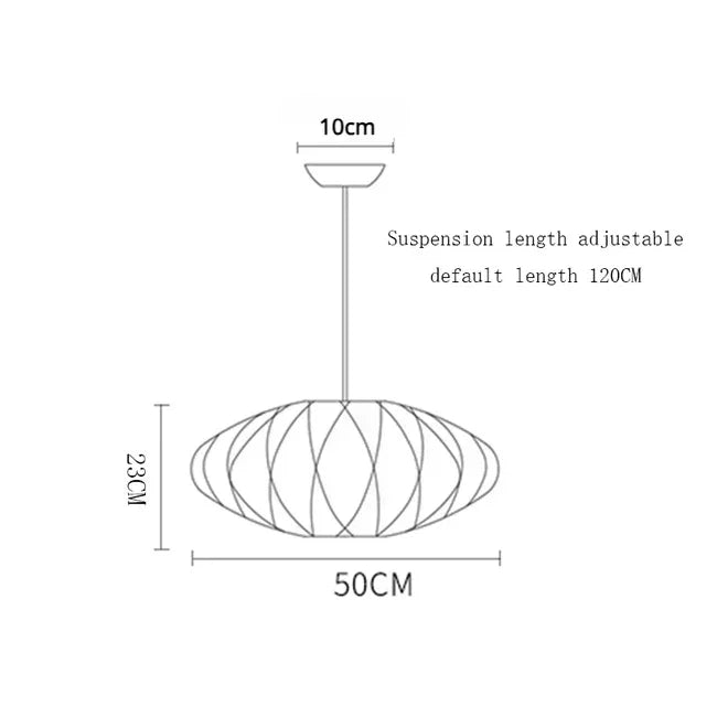 LED Hanglamp Zijde Wit Voor Woonkamer & Hotel