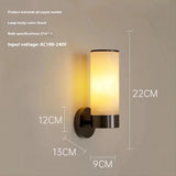 Albast Marmeren Wandlamp – Luxe Messing LED Sconce Modern