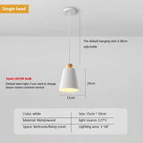 Nordic Hanglamp Metaal Zwart Wit Blauw E26 Modern Slaapkamer Woonkamer