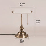 Mid-Century Bankers Tafellamp E27 LED Voor Studie & Kantoor