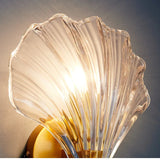 Nordic Glas Shell Wandlamp E14 – Modern Bedlamp voor Slaapkamer & Gang