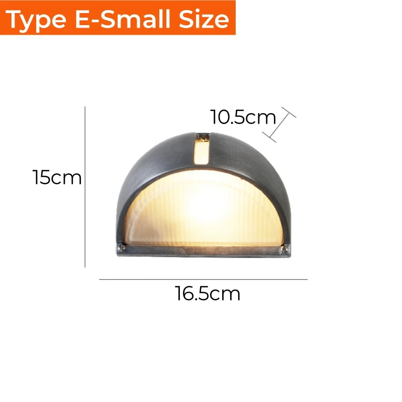 Retro Buiten Wandlamp LED E27 – IP65 Waterdicht Vintage Sconce