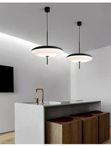 Nordic LED Hanglamp – Vliegende Schotel Design – Zwart/Wit – E27