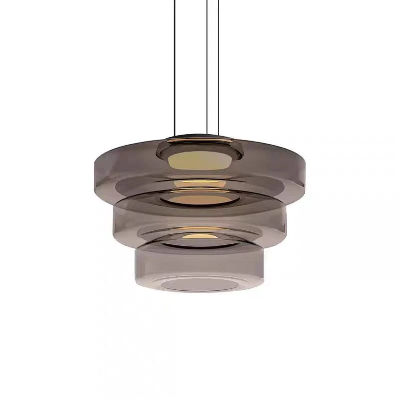 Luxe LED glazen hanglamp – verstelbare moderne kroonluchter