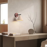 Travertin Wandlamp met E27 Fitting – Natuursteen & Hout Beige