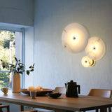Ronde Marmeren Wandlamp – Nordic Minimalistisch LED Bedlamp