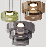 Luxe LED glazen hanglamp – verstelbare moderne kroonluchter