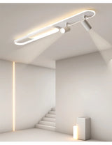 Moderne LED Plafondlamp met Spot – Zwart/Wit/Goud Dimbaar