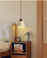 Antieke Hanglamp Resin – Retro Bloemen Design, E27, Franse Stijl