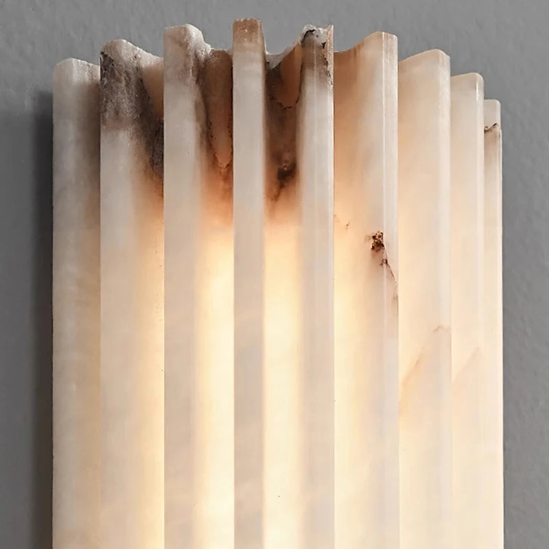 Marmeren Wandlamp – Luxe LED Art Deco Slaapkamer & Badkamer