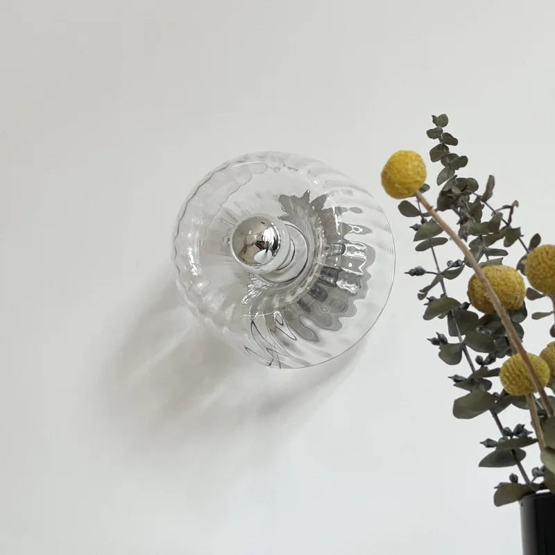 Nordic Wandlamp Glas LED Bauhaus Design – Goud/Zilver