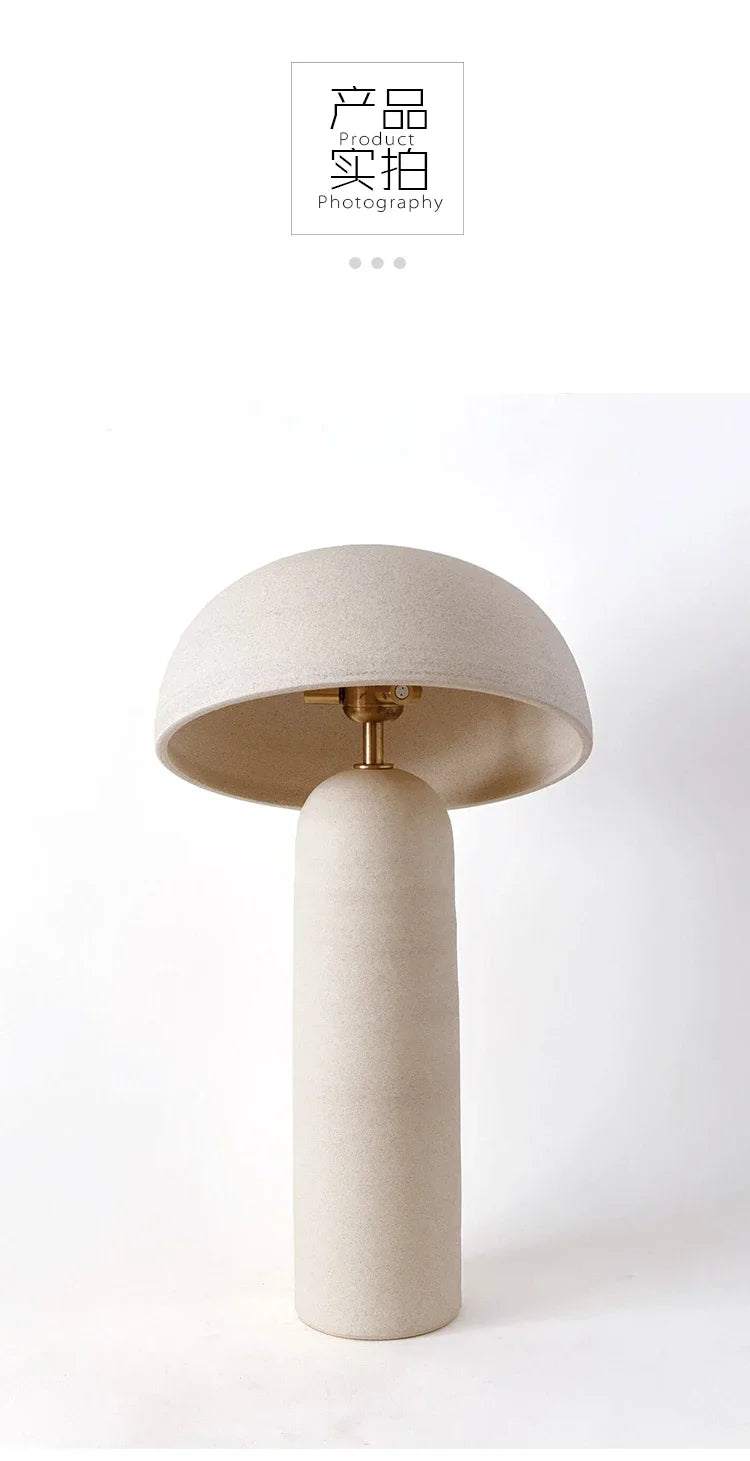 Wabi-Sabi Tafellamp – Japanse Keramiek Potvorm G9 LED Designlamp