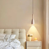 Nordic Houten Steen LED Hanglamp – Zwart/Geel – Modern Design