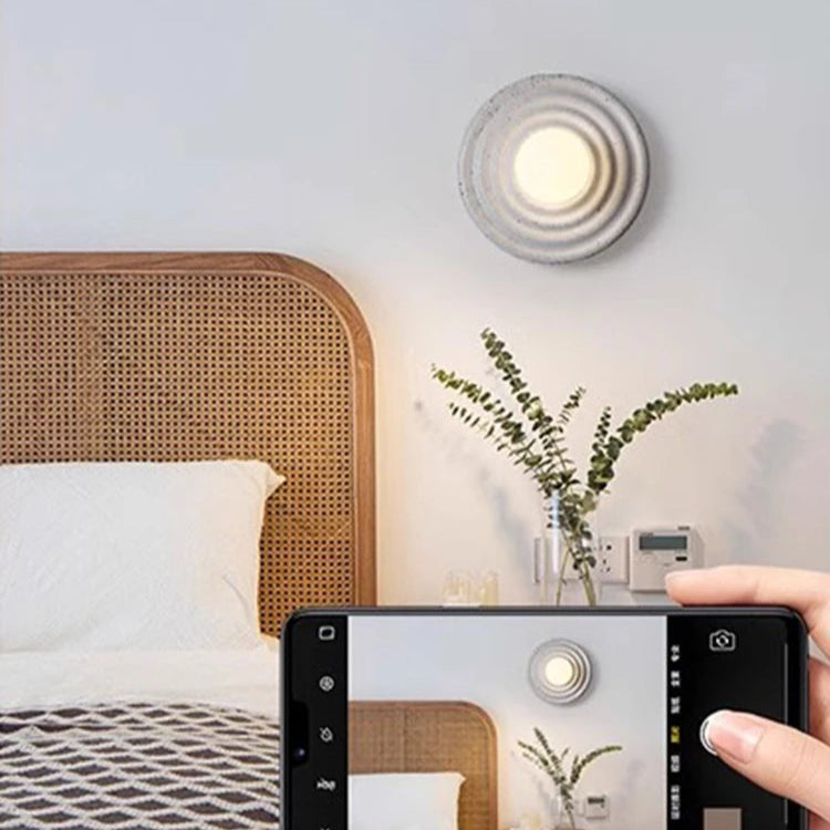 Retro LED Wandlamp Kleurrijk Rond