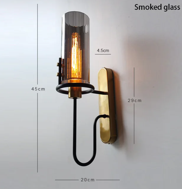 Wandlamp Light & Shadow – Nordic Glas & Metaal E27 LED