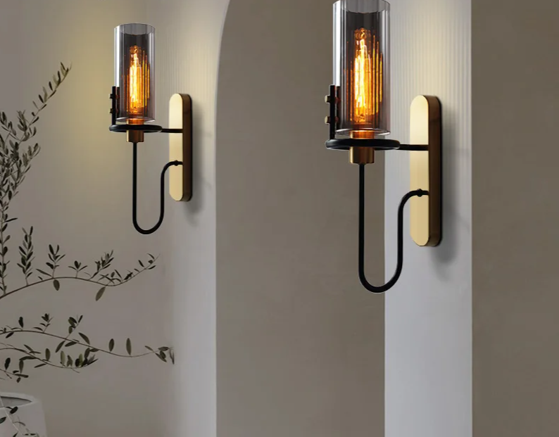 Wandlamp Light & Shadow – Nordic Glas & Metaal E27 LED