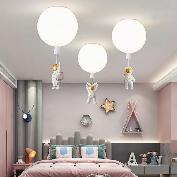 Moderne Maan/Astronauten Led Plafondlamp