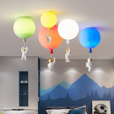 Moderne Maan/Astronauten Led Plafondlamp
