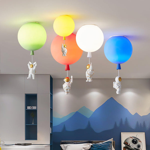 Moderne Maan/Astronauten Led Plafondlamp