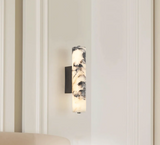 Italian Style LED Wandlamp | Zwart Marmer & Natuursteen | Luxe Modern