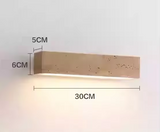 Wabi-Sabi Natuursteen Wandlamp
