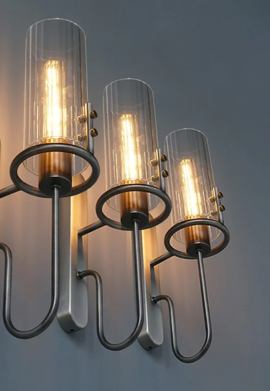 Wandlamp Light & Shadow – Nordic Glas & Metaal E27 LED
