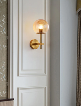 LumiNord – Nordic Moderne LED Wandlamp met Glazen Lichtbol